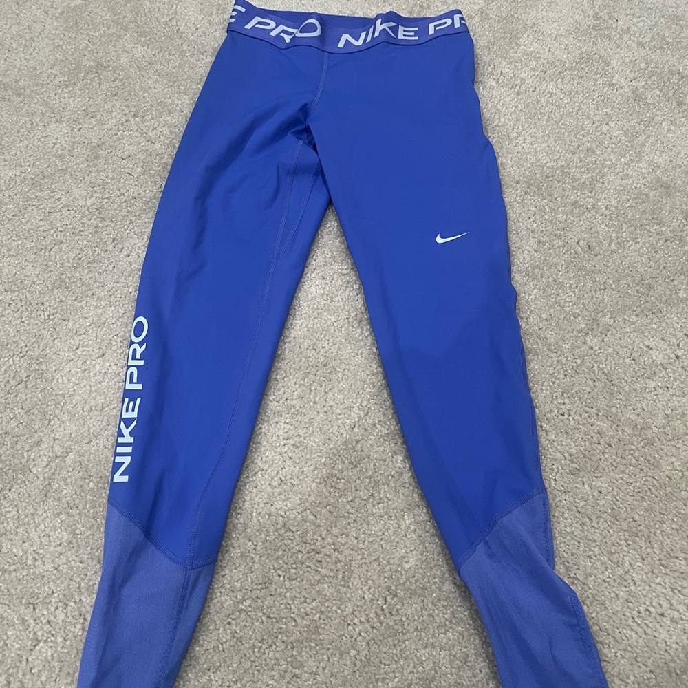 Nike Pro Blue Leggings